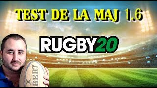 Rugby 20  Test de la MAJ 16  PS4 pro [upl. by Yoccm]