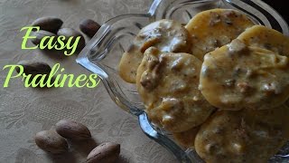 Easy Pralines Recipe  No Thermometer Needed [upl. by Neelyk92]