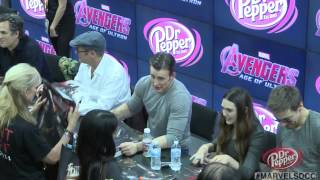 Watch the FULL Marvels The Avengers Signing at ComicCon 2014 [upl. by Hime]