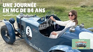 Essai dune voiture de collection de course de 1939  une MG TA  sur les routes du Cotentin [upl. by Langsdon]