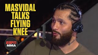 Jorge Masvidal talks flying knee KO of Ben Askren  UFC 239  ESPN MMA [upl. by Rosella]