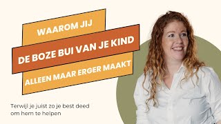 Waarom jij de boze bui van je kind alleen maar erger maakt [upl. by Carry]