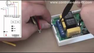 Comment changer la rotation du moteur monophasé électrique 220v avec seul un émetteur radio [upl. by Edgerton]