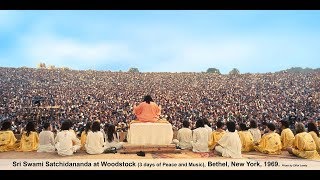 quotThe Woodstock Guruquot  The Opening of the Woodstock Festival [upl. by Etiam]