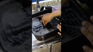 how to clean air fryer shorts [upl. by Derwood]