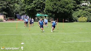 Warm Up With The Professionals  London Scottish Rugby [upl. by Donegan]