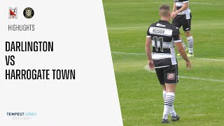 Darlington 02 Harrogate Town  PreSeason Friendly  202324 [upl. by Domenic]