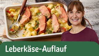 LeberkäseAuflauf mit Gnocchi und Buttergemüse 🥕  REWE Deine Küche [upl. by Turnheim]