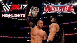 WWE 2K17  WrestleMania 32 Highlights [upl. by Rentschler]