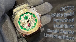 Gerald Genta Octo Perpetual Calendar Dual Time Limited Edition [upl. by Bobbette]