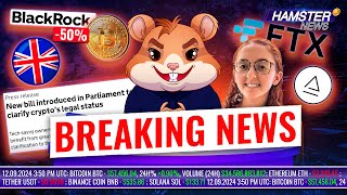 Breaking News UK introduces crypto bill Trump memecoins collapse 22m crypto hack ⚡️ Hamster News [upl. by Larry186]