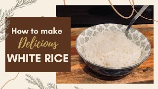 How to make MEDIUM GRAIN WHITE RICE easy and simple  Puerto Rican rice  arroz blanco [upl. by Lind282]