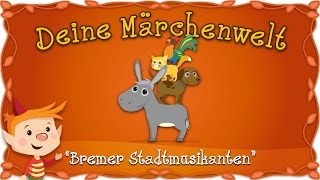 Die Bremer Stadtmusikanten  Märchen und Geschichten für Kinder  Brüder Grimm  Deine Märchenwelt [upl. by Champ]