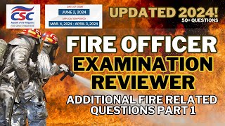 FOE Reviewer Additional Fire Officer Exam Reviewer Questions 2024 🔥🚒 [upl. by Gisela]