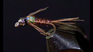 How to tie a bead head flashback PHEASANT TAIL NYMPH [upl. by Calla620]