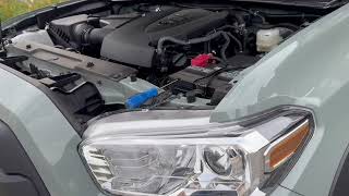 How to adjust headlights Toyota Tacoma 201623 Gen 3 [upl. by Rehpotisrhc]