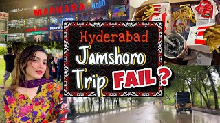 Trip to Hyderabad Jamshoro Failed😱❌  Monsoon Sindh 2024🌧️⚡️ [upl. by Elwina602]