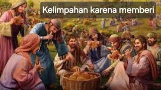 RENUNGAN SATUAN MENIT  Kelimpahan karena memberi [upl. by Pantheas]