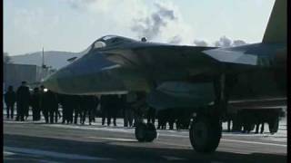 Sukhoi T50 PAKFA prototype first flight [upl. by Katheryn]