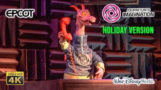 2020 12 30 Journey into Imagination with Figment with Holiday Overlay On Ride Low Light 4K POV EPCOT [upl. by Eimat804]