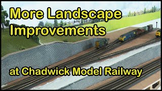 More landscape improvements at Chadwick Model Railway  136 [upl. by Rehpotsirh]