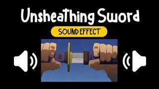 Unsheathing Sword Sound Effect  拔刀 拔劍 音效 High Quality [upl. by Bernardo668]