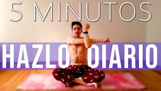 Rutina de ESTIRAMIENTO al DESPERTAR  5 MINUTOS DIARIOS [upl. by Kenimod888]