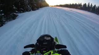 2018 SkiDoo Freeride 154 850 ETEC Shot testailua [upl. by Rayburn]