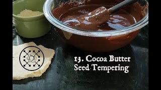 13 Cocoa Butter Seed Tempering [upl. by Aetnahc555]