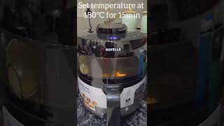 Air Fryer pakora  pakora airfryer airfryerrecipes pakorarecipe reels shorts havells [upl. by Anemaj]