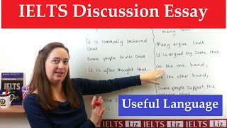 IELTS Discussion Essay Useful Academic Expressions [upl. by Chadabe]