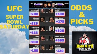 UFC OVEREEM VS VOLKOV ODDS AND PICKS MAIN CARD [upl. by Myrtice]