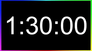 Minuteur 1h30min ALARME🚨 Compte à Rebours 1 Heure 30 Minutes Minuterie 90 MinutesDécompte 1h30 [upl. by Love]