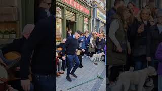 Irish Brush Dance in Ballina Co Mayo  Irish Traditional Dance and Music  The broom dance [upl. by Akeenat]