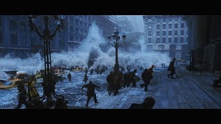 The Day After Tomorrow 2004 New York Tsunami Scene [upl. by Akirret]