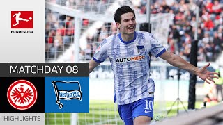 Eintracht Frankfurt  Hertha Berlin 12  Highlights  Matchday 8 – Bundesliga 202122 [upl. by Anotal807]