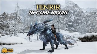 FFXIV  Fenrir Mount [upl. by Enaxor141]