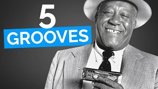 5 Stupidly Simple Harmonica Grooves Guaranteed to Impress [upl. by Nnawaj222]