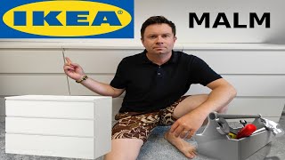 🔴 IKEA MALM Kommode Aufbau  Unboxing und Schritt für Schritt Aufbau Montageanleitung  Fazit [upl. by Maurits300]