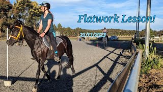 Flatwork Lesson  21112023 [upl. by Aronel]