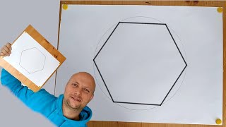 Tutorial  Anleitung  ein Sechseck zeichnen  Hexagramm konstruieren [upl. by Arocet379]