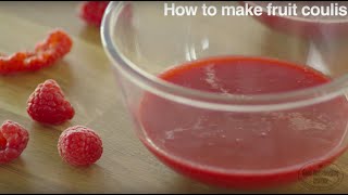 How To Make Coulis With Raspberries  Good Housekeeping UK [upl. by Yentuoc]