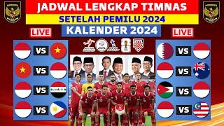 CATAT Agenda Timnas Indonesia Usai Pemilu  Jadwal Lengkap Timnas Indonesia di Tahun 2024 [upl. by Ahseral236]