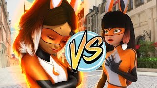 VOLPINA VS RENA ROUGE amp LADYBUG BATALLA DE RAP EN ESPAÑOL [upl. by Pierette]