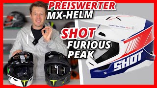 PREISWERTER MOTOCROSSHELM mit ECE 2206  Shot Furious Peak Produktvorstellung  Helmexpresscom [upl. by Takeo]