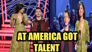 Tom Holland and Zendaya Surprised Fans With Appearance At America Got Talent [upl. by Notgnillew]