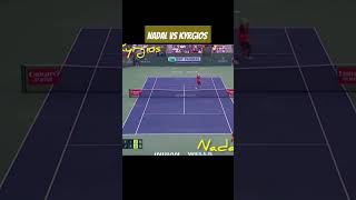 NADAL VS Kyrgios tennis tiro ganador 💪🎾🎉 [upl. by Akihc440]