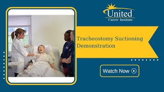 Practical Nursing Program Tracheostomy Suctioning Demonstration  United Career Institute  Irwin [upl. by Alban]