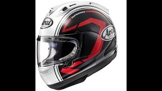 Arai RX7V Statement Black Motorcycle Helmet  TheVisorShopcom [upl. by Katine432]