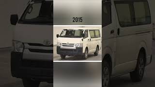 Evolution of Toyota hiace 1998  2022 [upl. by Marr]